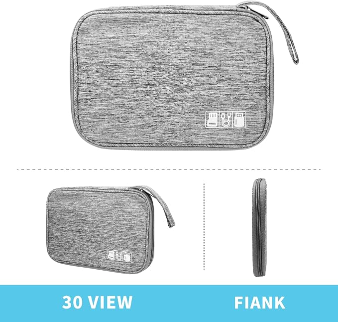 Electronics Organizer Travel Case, Electronic Accessories Storage Bag, Portable - Image 6