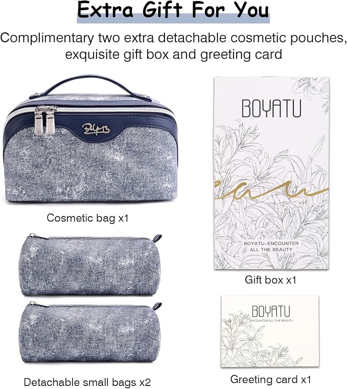 Travel Makeup Bag Cosmetic Bags - Image 5