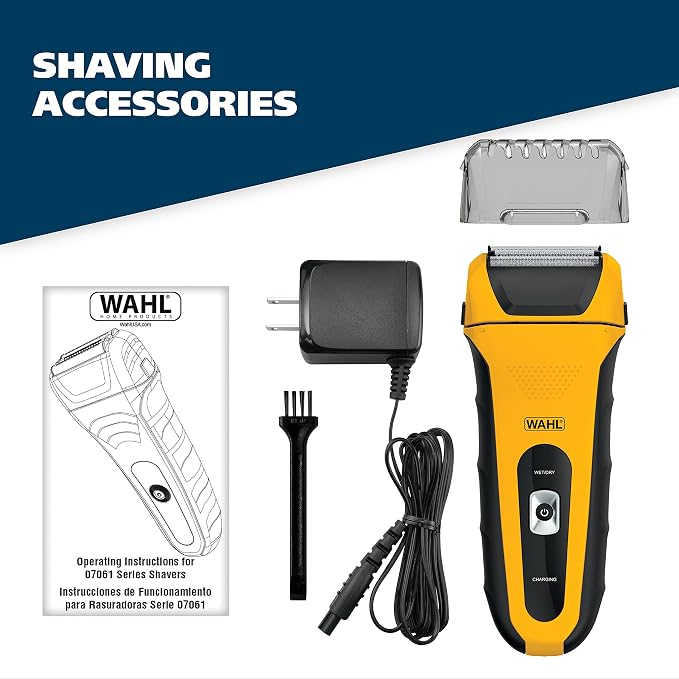 Wahl 7061-100 LifeProof Rechargeable WaterProof Wet/Dry Lithium-ion Shaver - Image 3
