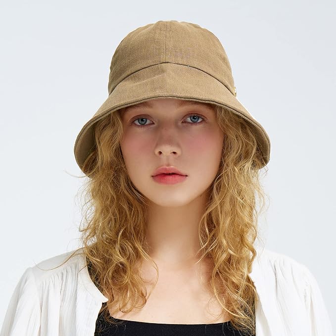 Linen Victorian Bonnet Hat Sun Cap, Foldable Summer Visor | New Katy - Image 7