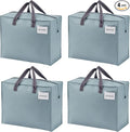 VENO 4 Pack Heavy Duty Moving Bags, Storage Bags, Packing Supplies, Top Zipper by Veno