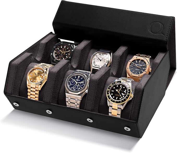 Napa Leather Watch Case for Men by QWatch