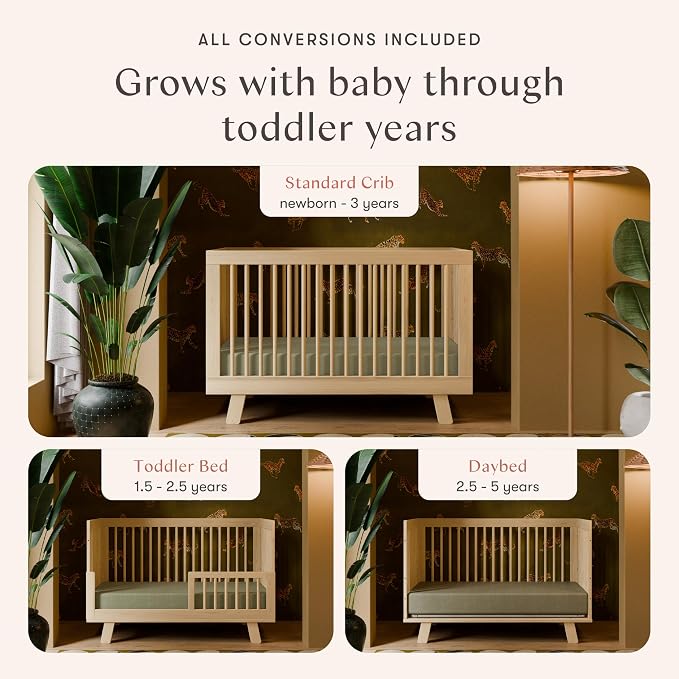 babyletto Hudson 3-in-1 Convertible Baby Crib - Image 3