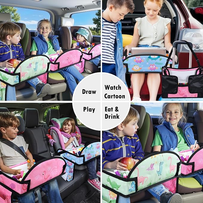 Kids Travel Tray, Toddler Road Trip Essentials - Image 9