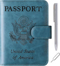 Passport Holder Cover Wallet Travel Essentials Leather Rfid Blocking Case by LOHASLIFE