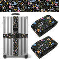 2 Pack Wildflower Luggage Straps by Unknown