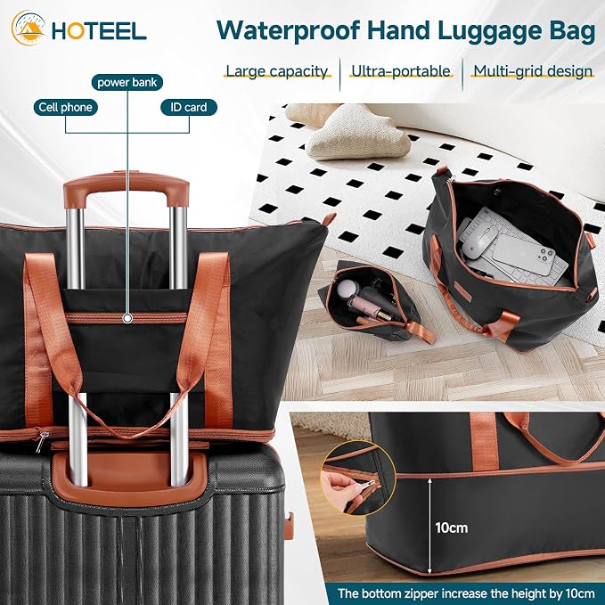 Hoteel 20Inch Luggage 3-piece Set, 360° Universal Suitcases - Image 4