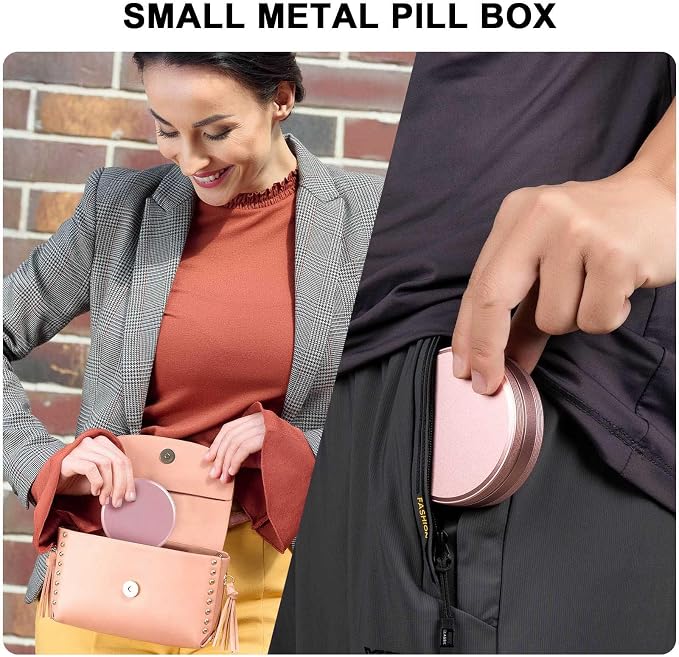 Metal Pill Organizer 4 Compartments - Image 6