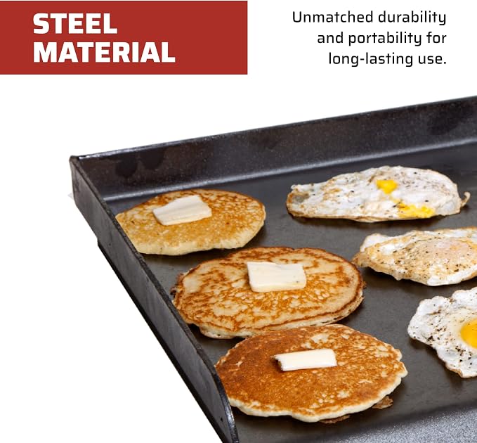 Camp Chef Professional Fry Griddle, 3 Burner Griddle, Cooking Dimensions: 16 - Image 5