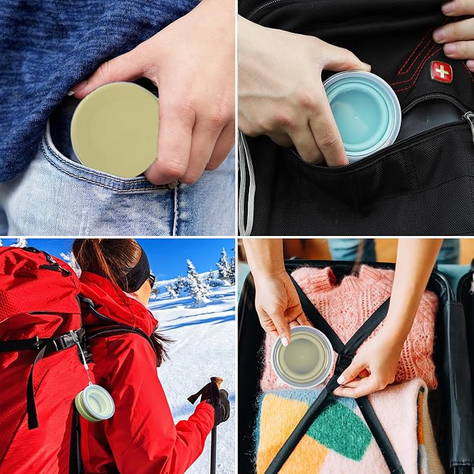 IYYI Collapsible Travel Cup, 10.5oz Foldable Cup - Image 6