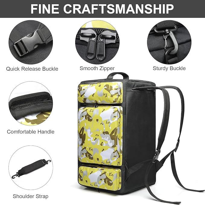 4-Way Gym Bags for Men Gym Duffle Bag Sports Duffle Bag Backpack - Image 6