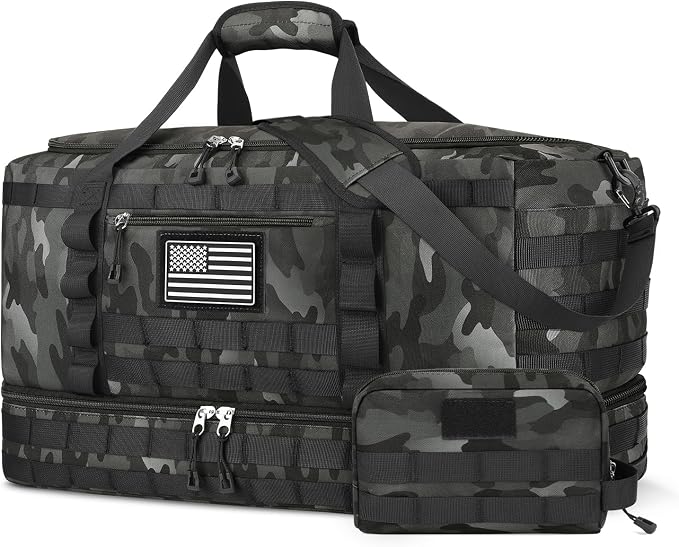 ETRONIK Travel Bag for Men Women, Gym Bag & Tactical Duffle Bags for Travel by ETRONIK