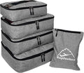 5 Set Packing Cubes for Travel Large Suitcase Luggage Organizer Bags Travel by HOPSOOKEN