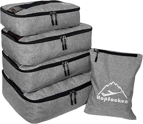 5 Set Packing Cubes for Travel Large Suitcase Luggage Organizer Bags Travel by HOPSOOKEN