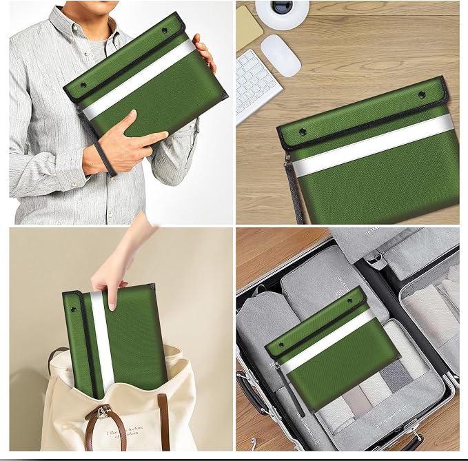 Upgraded 5200°F Heat Insulated Fireproof Money Bag - Image 7