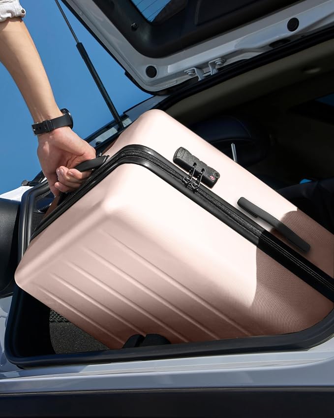 Carry On Suitcase, Checked Trunk Luggage - Image 4
