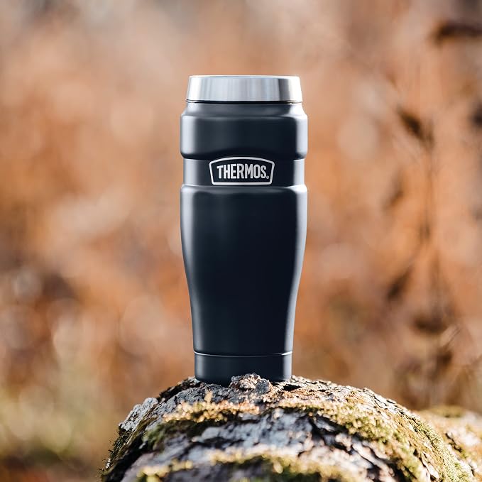 THERMOS Stainless King Travel Tumbler, 16 Ounce, Vacuum-Insulated | Midnight - Image 7