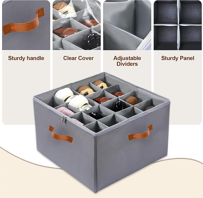 Shoe Organizer for Closet, Fits up to 16 Pairs Shoe Storage - Image 4