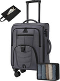 LOVEVOOK Carry On Luggage Airline Approved, Suitcases by LOVEVOOK