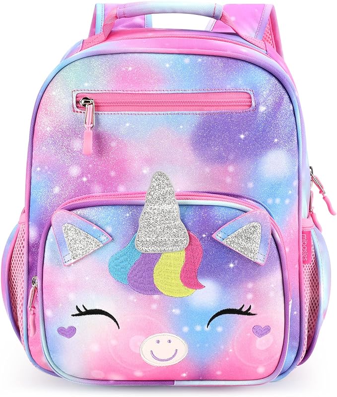 mibasies Girls Backpack for Elementary School, Kids Backpack for Girls 5-8 by mibasies