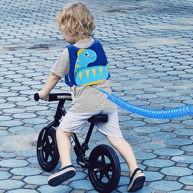 Accmor Toddler Harness with Leash, Cute Dinosaur Kids Harness + Anti Lost Wrist - Image 5