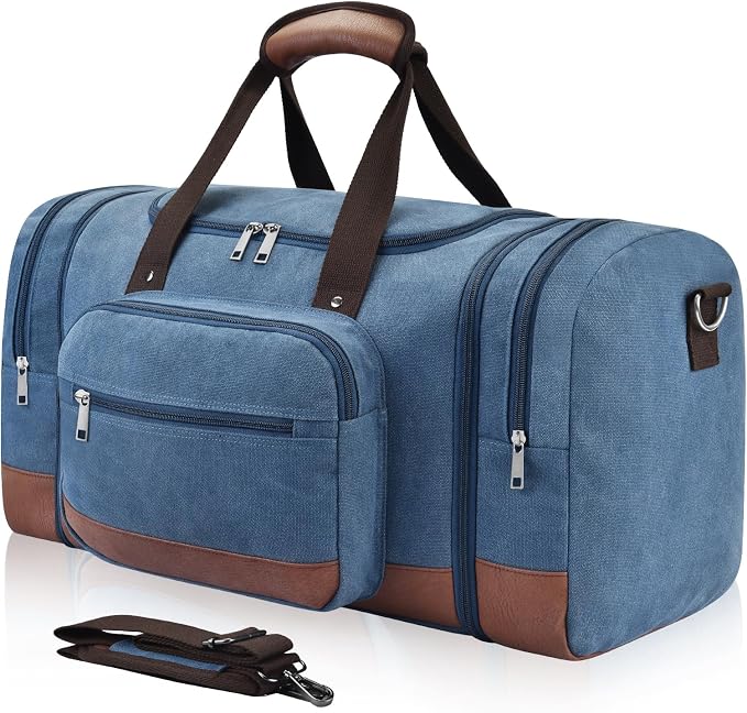 Dimayar Expandable Duffle Bag for Men, 50L Large-Capacity Weekender, by Dimayar
