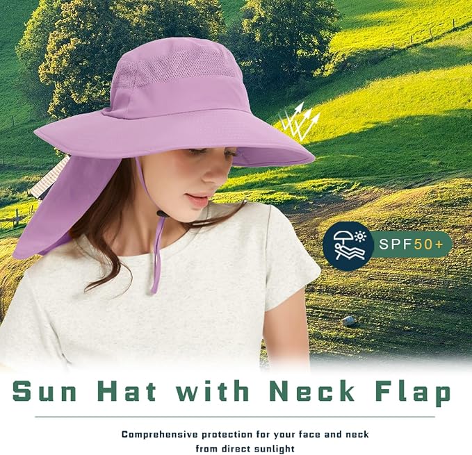Fishing Hat Breathable Wide Brim Sun Hats - Image 3