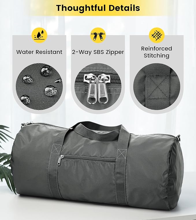 Vorspack Duffel Bag 20-24-28 Inches Foldable Gym Bag - Image 4