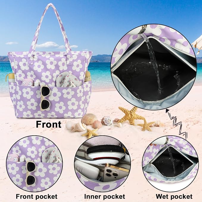 Waterproof Beach Tote Pool Bags - Image 3