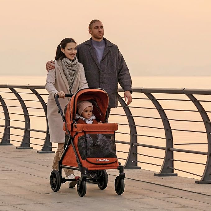Familidoo Q1 Multi-Use Kids Wagon Stroller – Foldable, Lightweight & All-Terrain - Image 2
