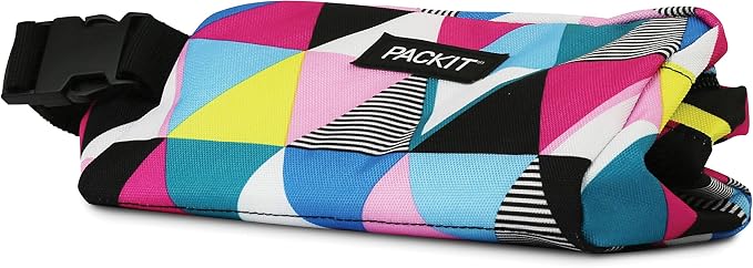 PackIt Freezable Snack Box, Triangle Stripes, Built - Image 4
