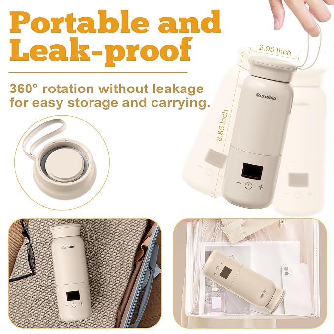 Portable Bottle Warmer for Travel, Baby Bottle Warmer - Image 4
