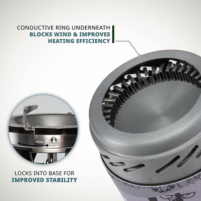 HikeCrew Portable Gas Powered Stove top & Cooking System, Compact Camping - Image 4