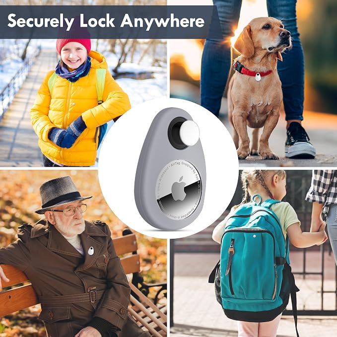 Airtag Holder for Kids Hidden 2 Pack Upgraded GPS Tracker Case, Anti-Removal - Image 4