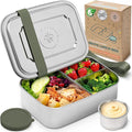 Everusely - Bento Box - Sage, 47oz / 1.4 L - Stainless Steel Lunch Box - 3 by Everusely