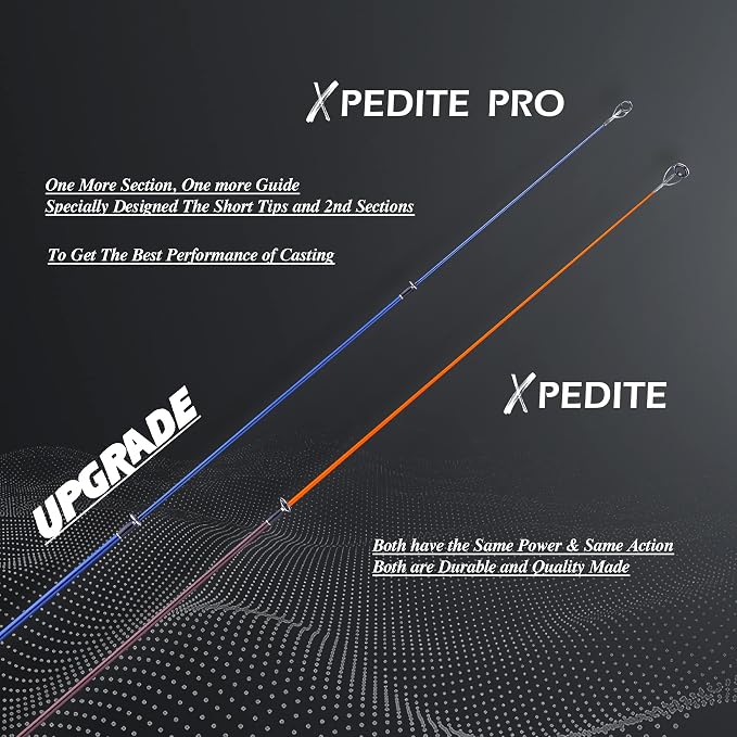 EOW XPEDITE PRO Portable Telescopic Casting and Spinning Fishing Rods, 24T - Image 5