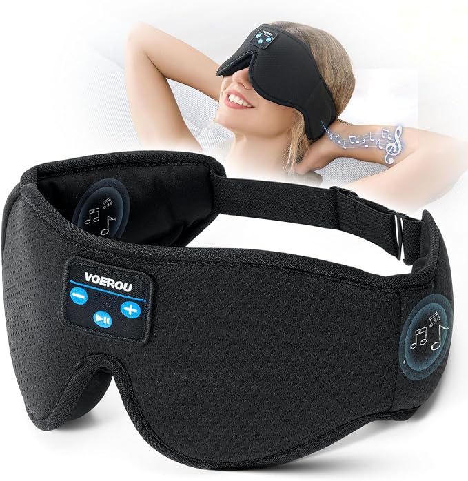 Voerou Sleep Headphones 3D Sleep Mask by Voerou