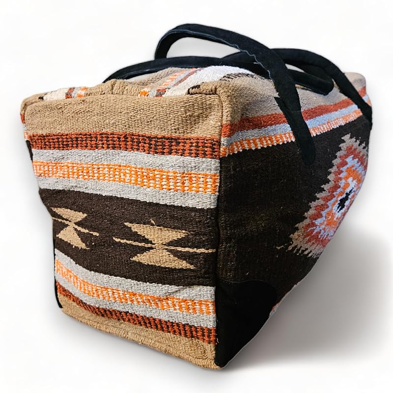Southwestern Large Weekender Travel Bag Western Duffle Bag Boho Travel Bag - Image 3
