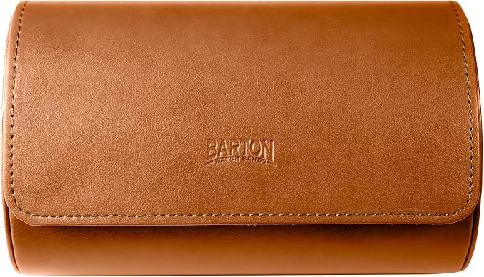 Barton Leather Watch Roll for 2 Watches | Convenient Organizer Case for Travel - Image 3