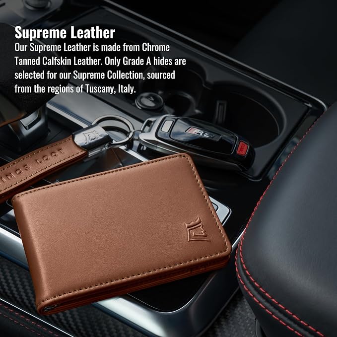 Kings Loot Wallet for Men | Minimalist Slim RFID Blocking Leather Design - Image 2