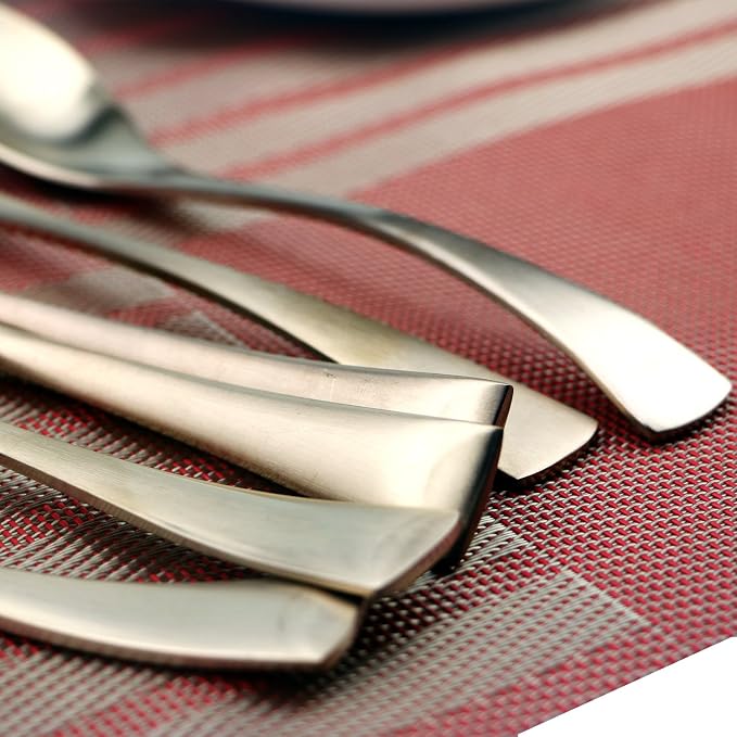 6-Piece Flatware Set, Extra Thick Heavy Duty - Image 9