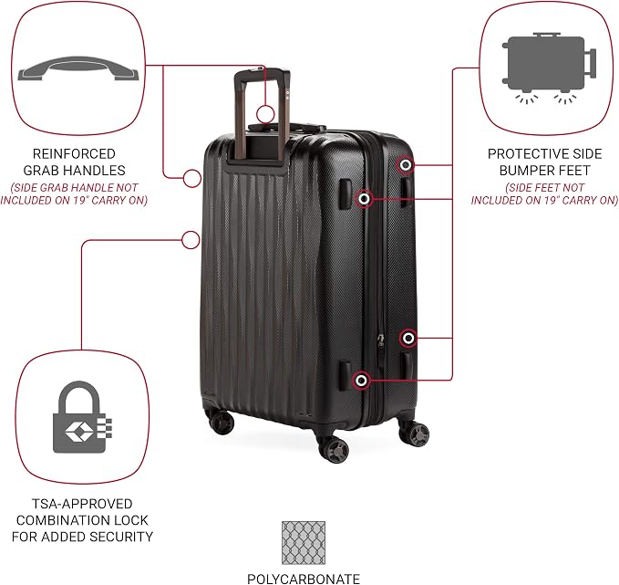 SwissGear 7272 Energie Expandable Hardside Luggage - Image 3