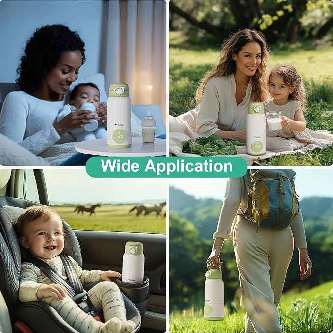 Portable Bottle Warmer for Travel, 15oz Capacity Portable Milk Warmer for Baby - Image 6