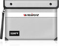 Fire Proof Bag For Documents, 5200°F Heat Insulated Fire Proof Pouch by Wilmuz