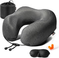 MLVOC Travel Pillow 100% Pure Memory Foam Neck Pillow, Comfortable & Breathable by ProfessionalMemoryFoamProductsManufacturers