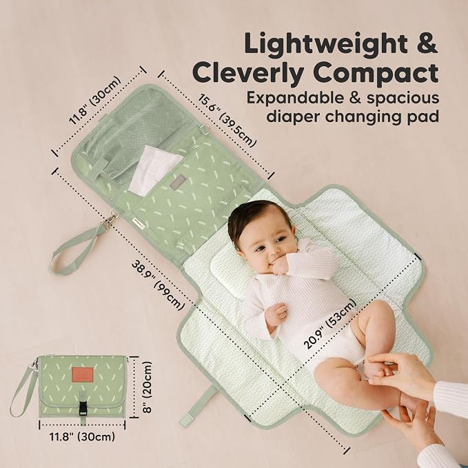 KeaBabies Portable Diaper Changing Pad - Image 3