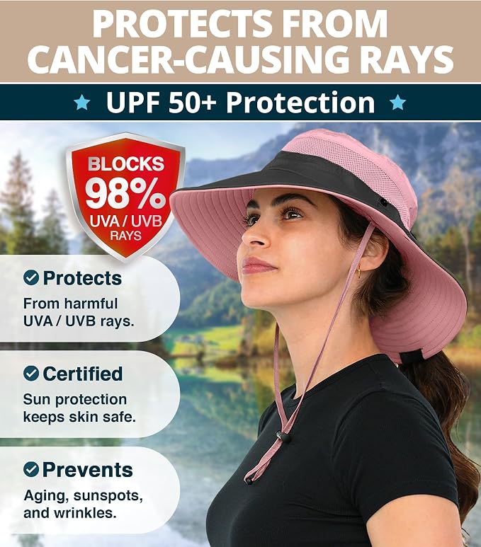 GearTOP Safari Sun Hat for Men and Sun Hats for Women UV Protection UPF 50+ - Image 2