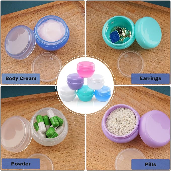 Cosywell Small Plastic Travel Jars - Image 5