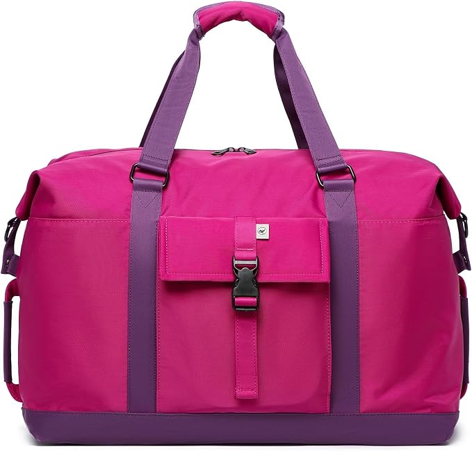 SUNNY BIRD Duffel with Utility Pouch, 40L Weekender Overnight Bag with Shoe - Image 2