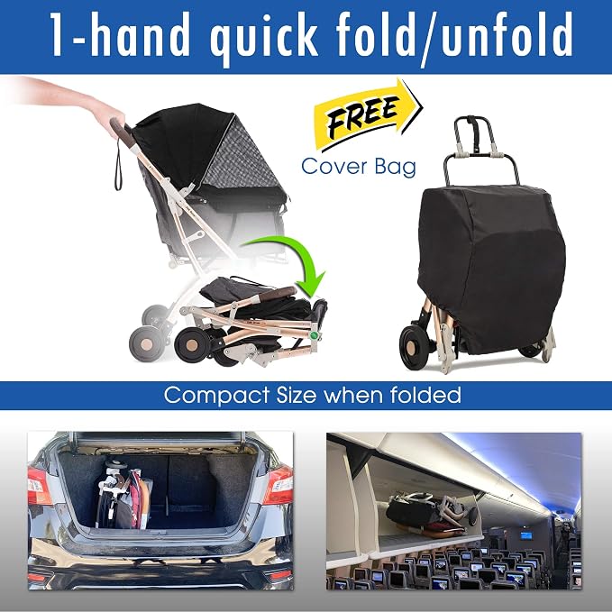 Lite Premium Light-Weight Dog/Cat/Pet Stroller Travel Carriage - Image 3